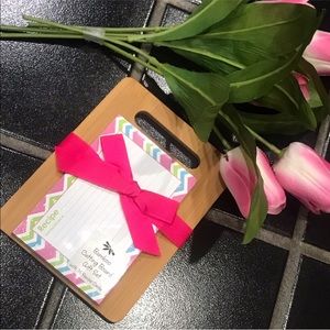 🌈New Bamboo Chevron Cutting Board Gift Set